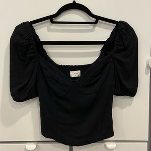 Wilfred - Novella Shortsleeve Blouse - Black - Size XS